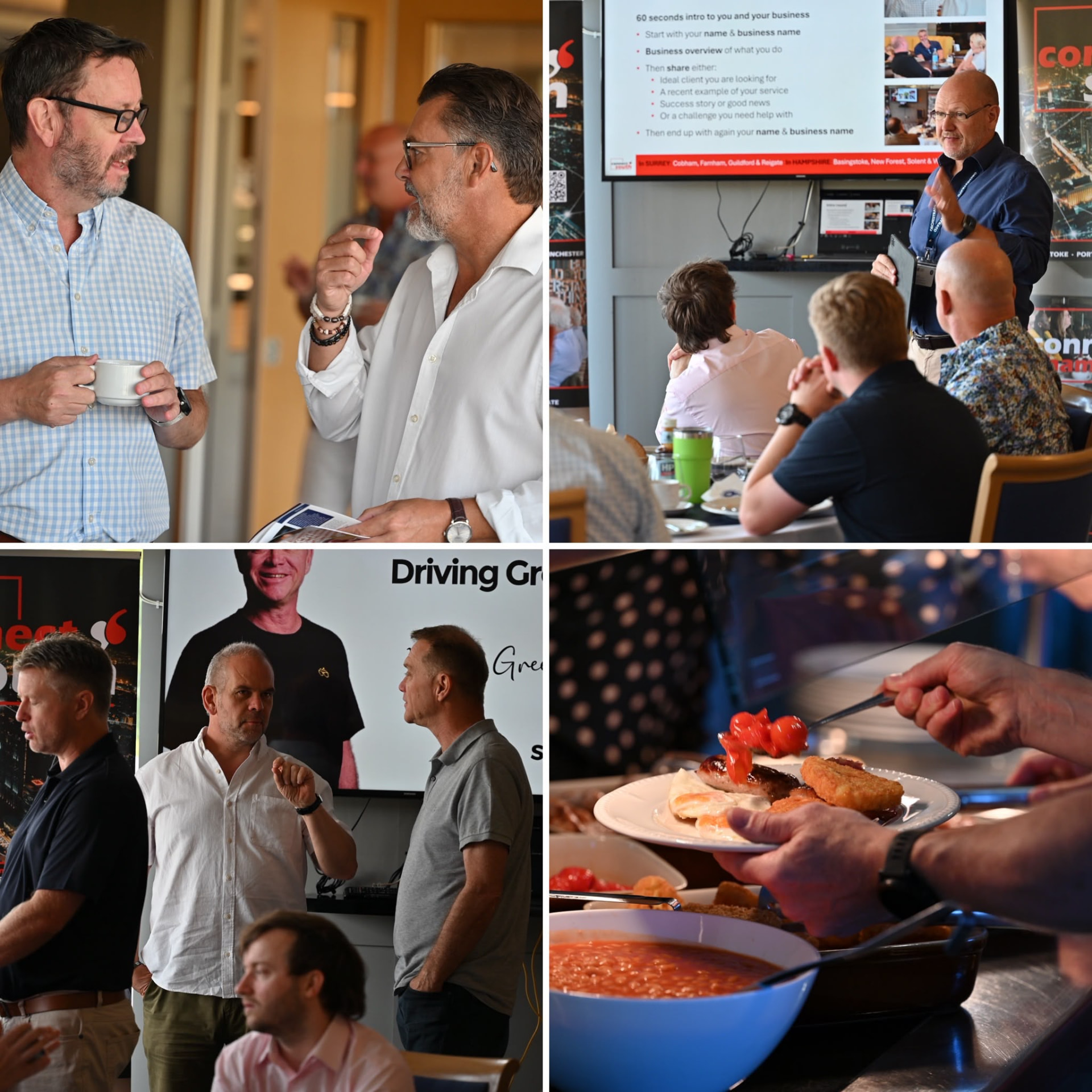 Connect South networking breakfast in August